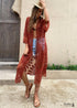 Vestido kimono bohemio Athena elegante para mujer
